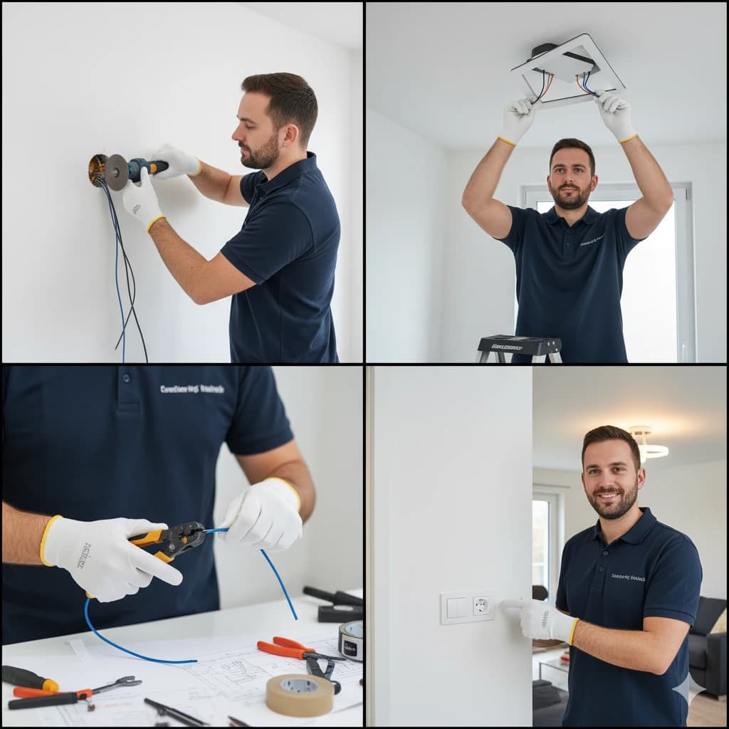 Ajout de prises et points lumineux