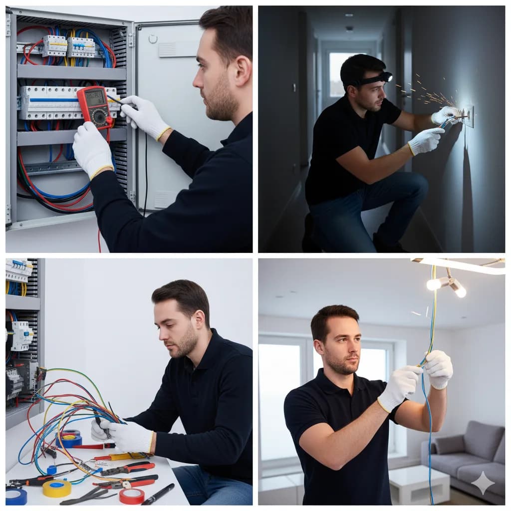 Réparation de courts-circuits et problèmes de câblage